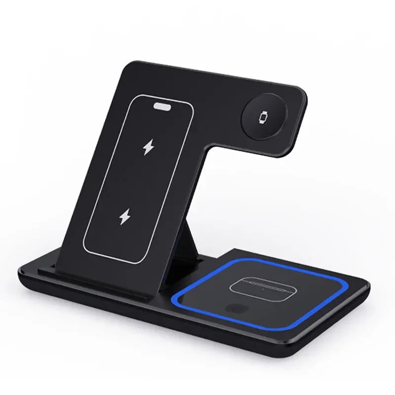 Rivoraa™ Wireless Pad – LED Charging Stand