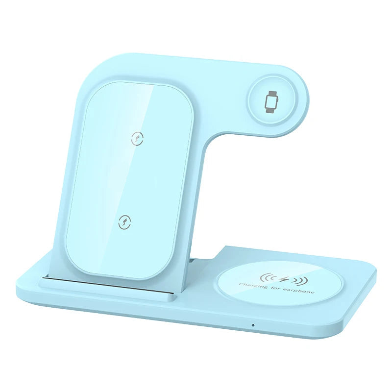 Rivoraa™ Wireless Pad – LED Charging Stand