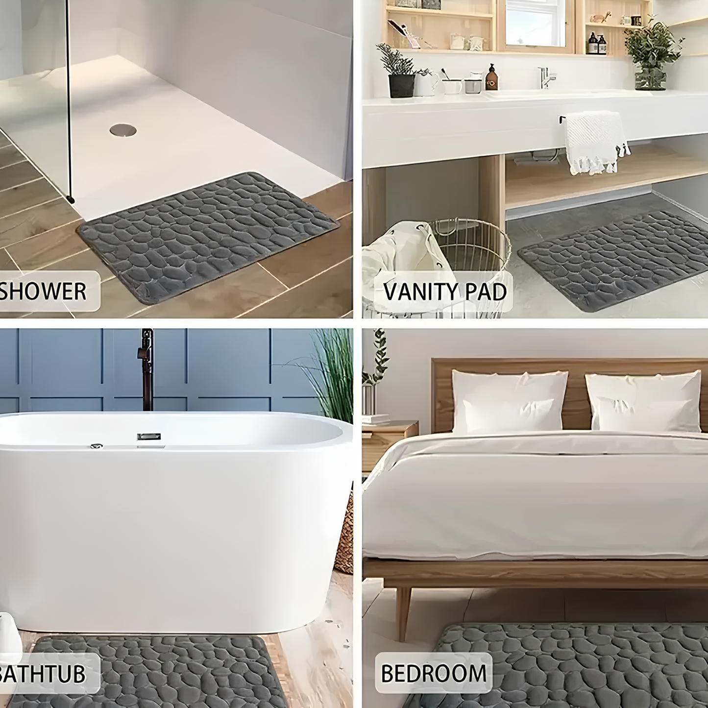 Rivoraa™ Soft Step – Bath & Door Mat
