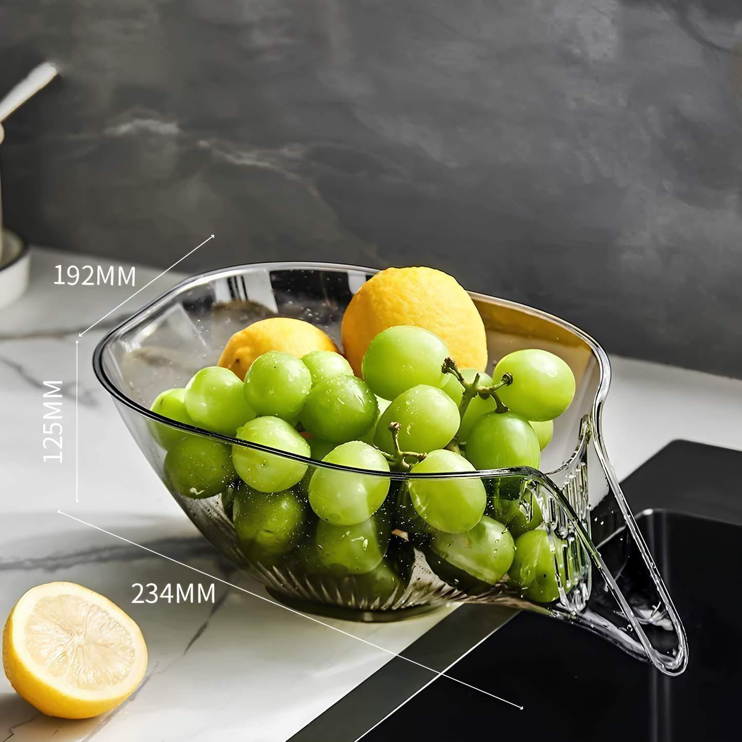 Rivoraa™ Vegetable Wash – Kitchen Drain Basket