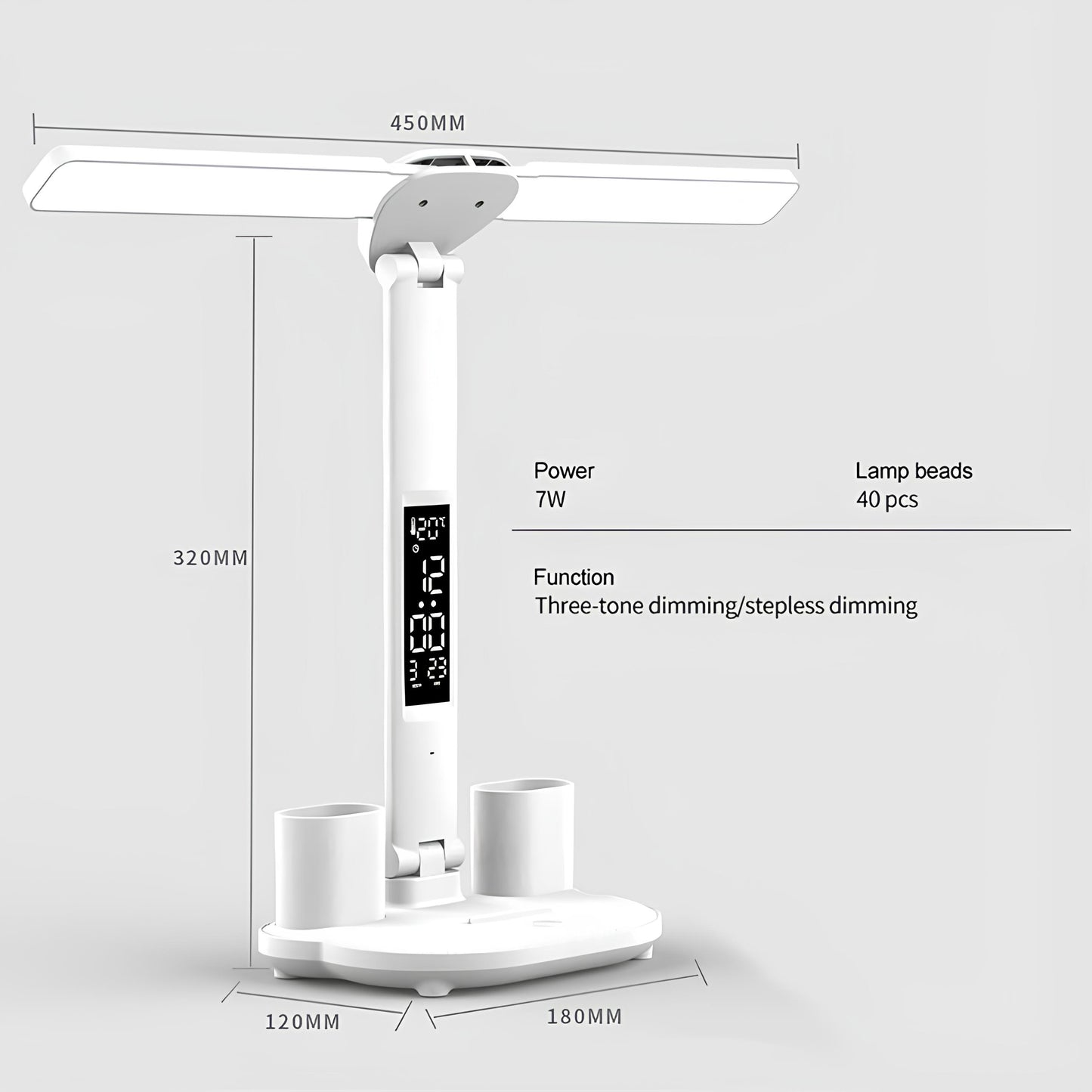 Rivoraa™ USB Charging – Foldable LED Desk Lamp