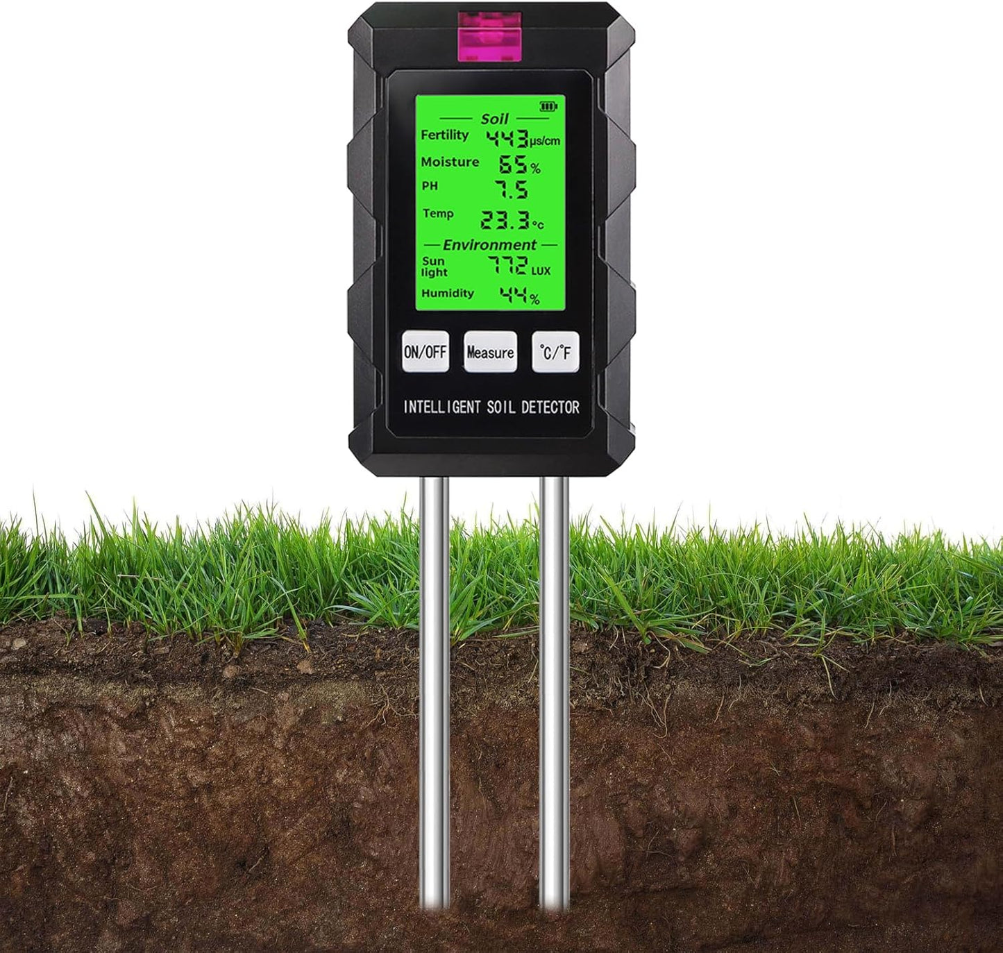 Rivoraa™ Soil Meter – Digital Garden Tester