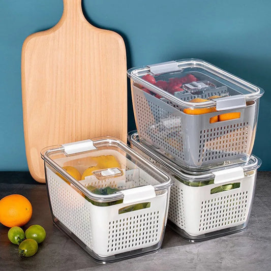 Rivoraa™ Storage Fruit – Fresh-Keeping Basket