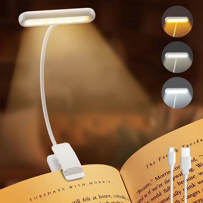 Rivoraa™ Clip Reading – Portable Book Light