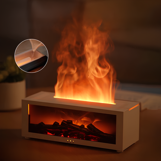 Rivoraa™ Relaxing Night – Mini Fireplace Diffuser Oil