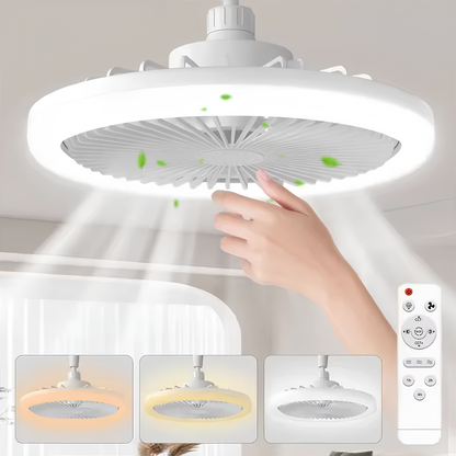 Rivoraa™ Ceiling Light – LED Rotatable Fan