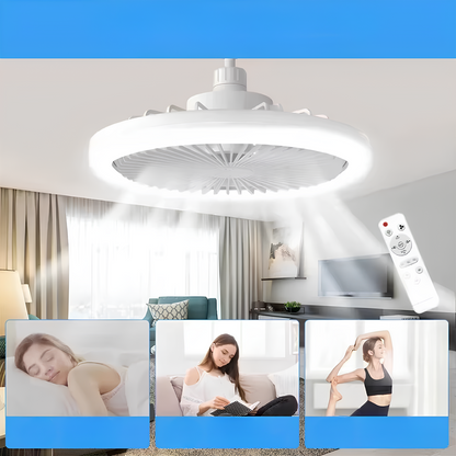Rivoraa™ Ceiling Light – LED Rotatable Fan