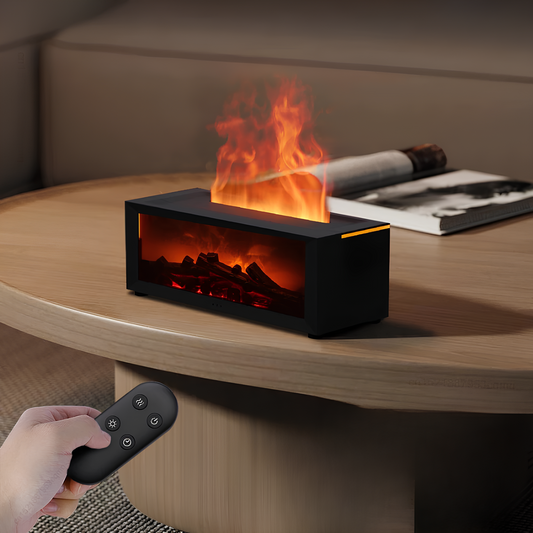Rivoraa™ Relaxing Night – Mini Fireplace Diffuser Oil