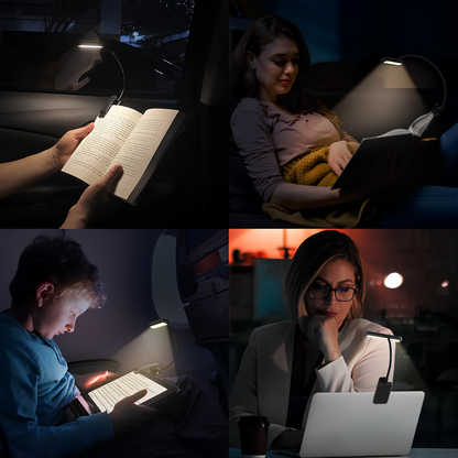 Rivoraa™ Clip Reading – Portable Book Light