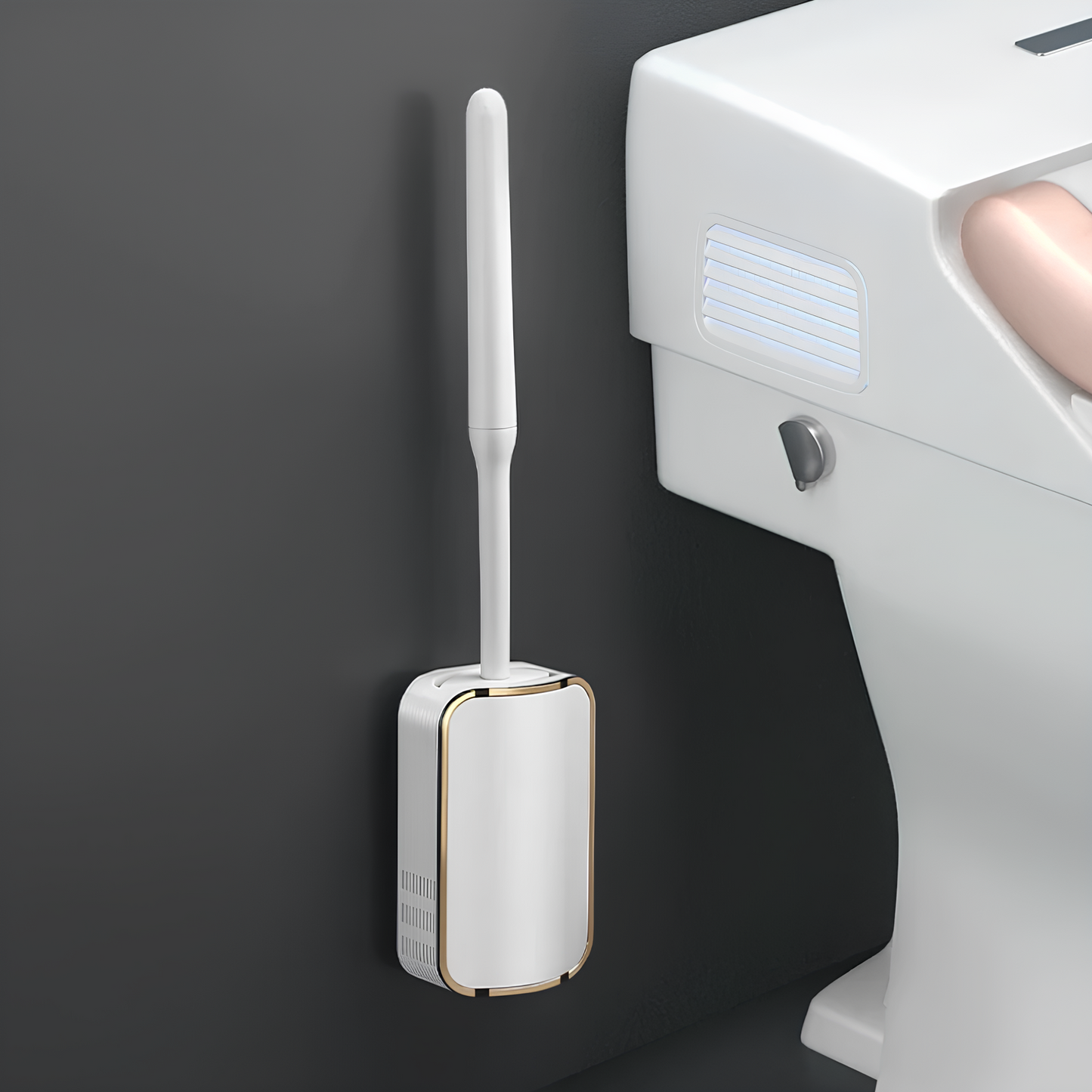 Rivoraa™ Swift Clean – Bathroom Wall Toilet Brush