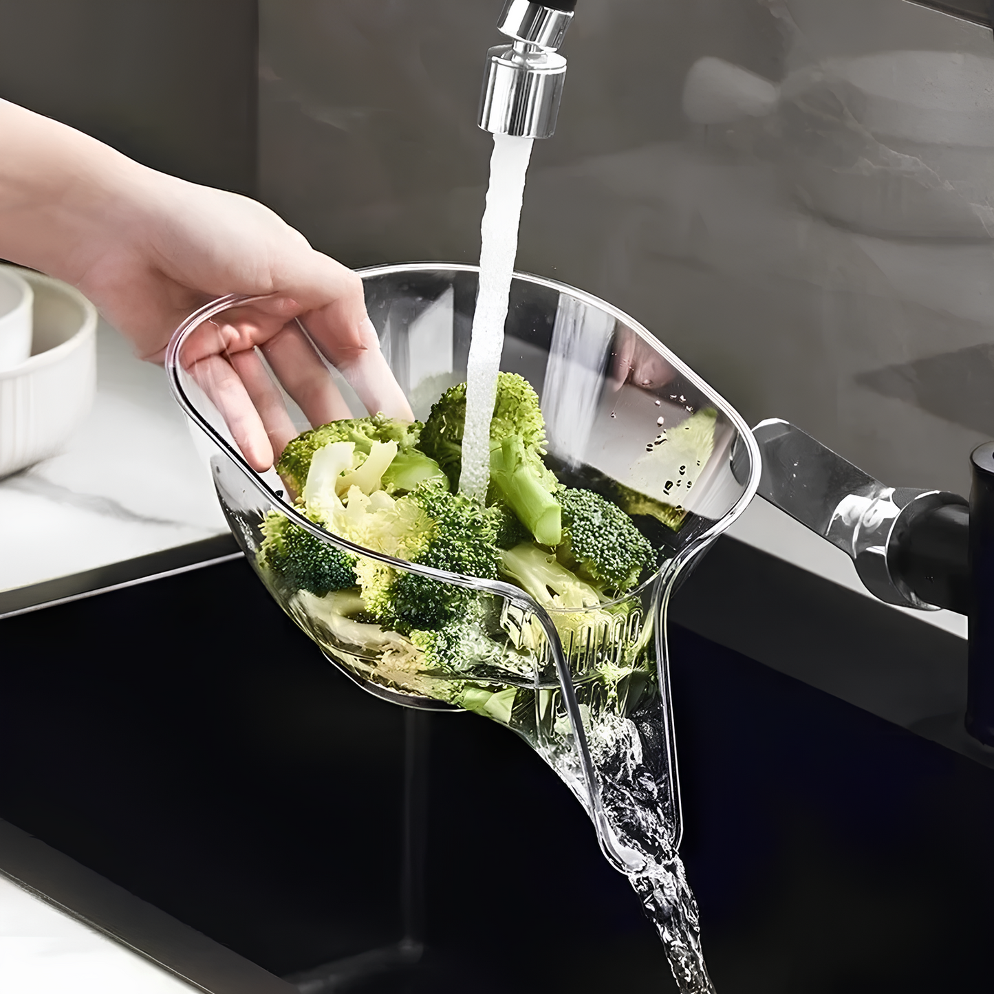 Rivoraa™ Clean Wash – Kitchen Vegetable Basket