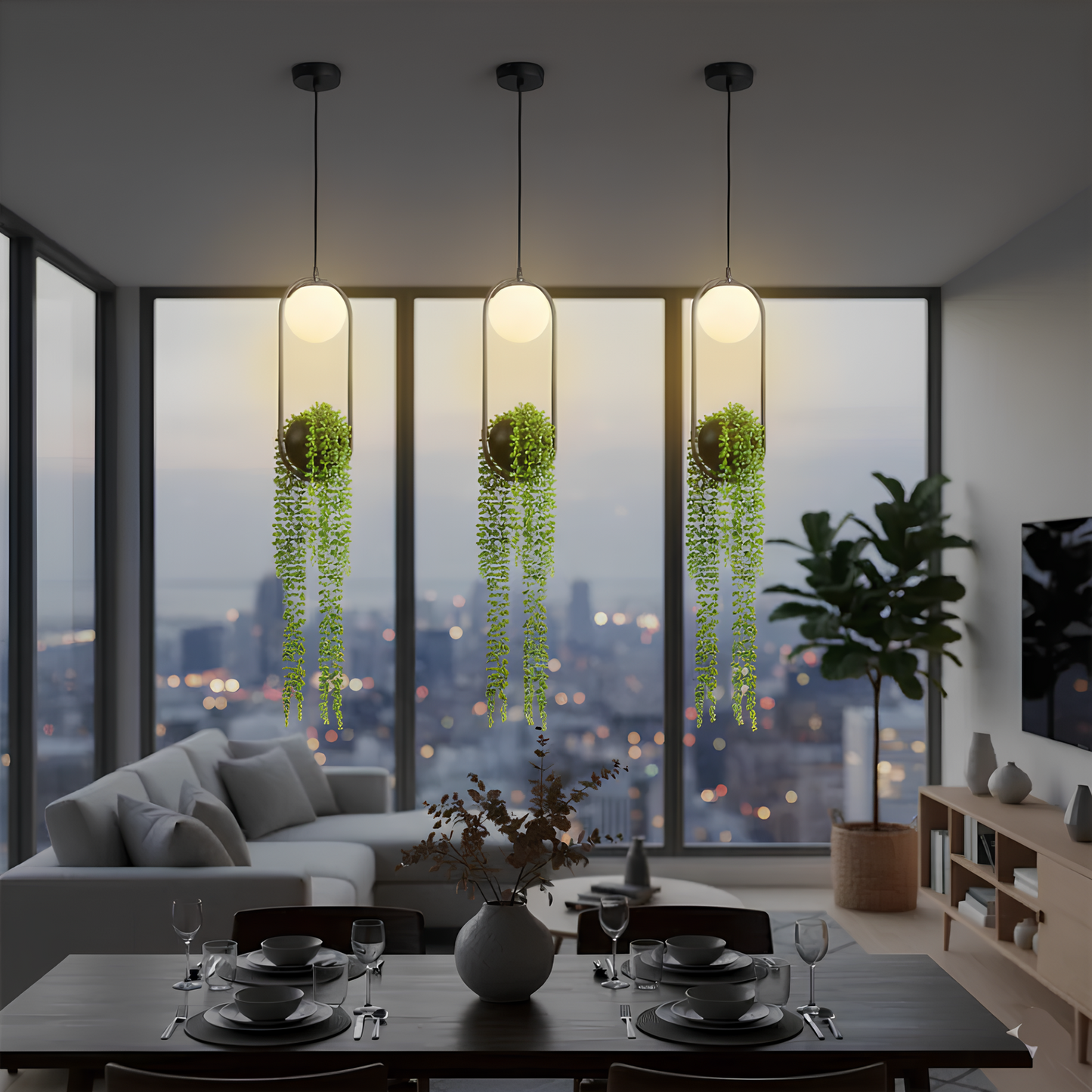 Rivoraa™ Flower Indoor – Modern LED Pendant Hanging Lamp