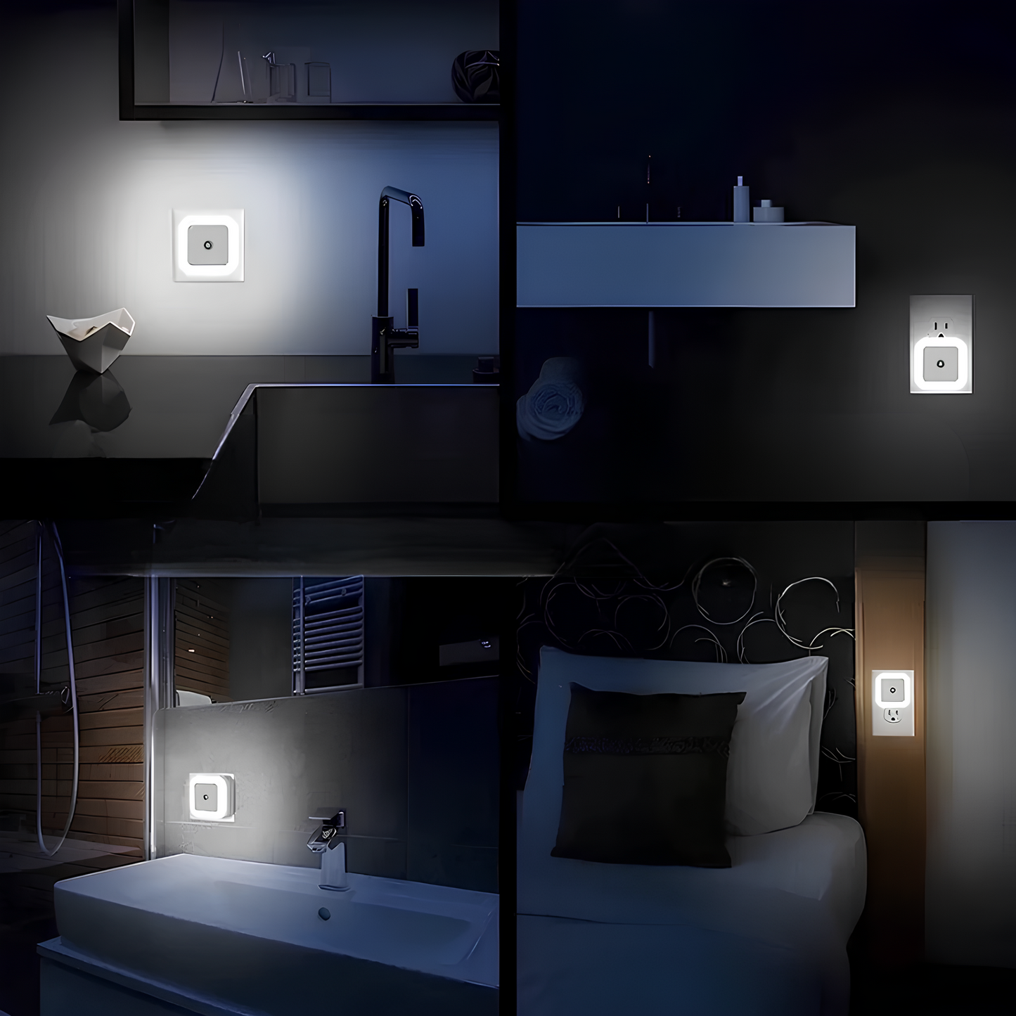 Rivoraa™ Wall Lamp – Smart LED Night Light