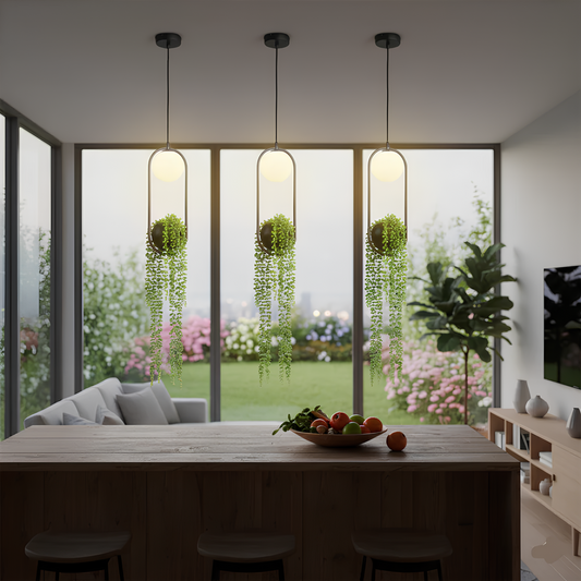 Rivoraa™ Flower Indoor – Modern LED Pendant Hanging Lamp