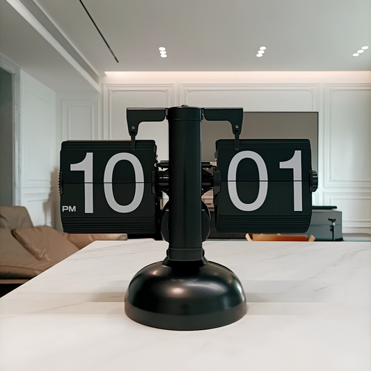 Rivoraa™ Auto Clock – Automatic Turning Page Timepiece