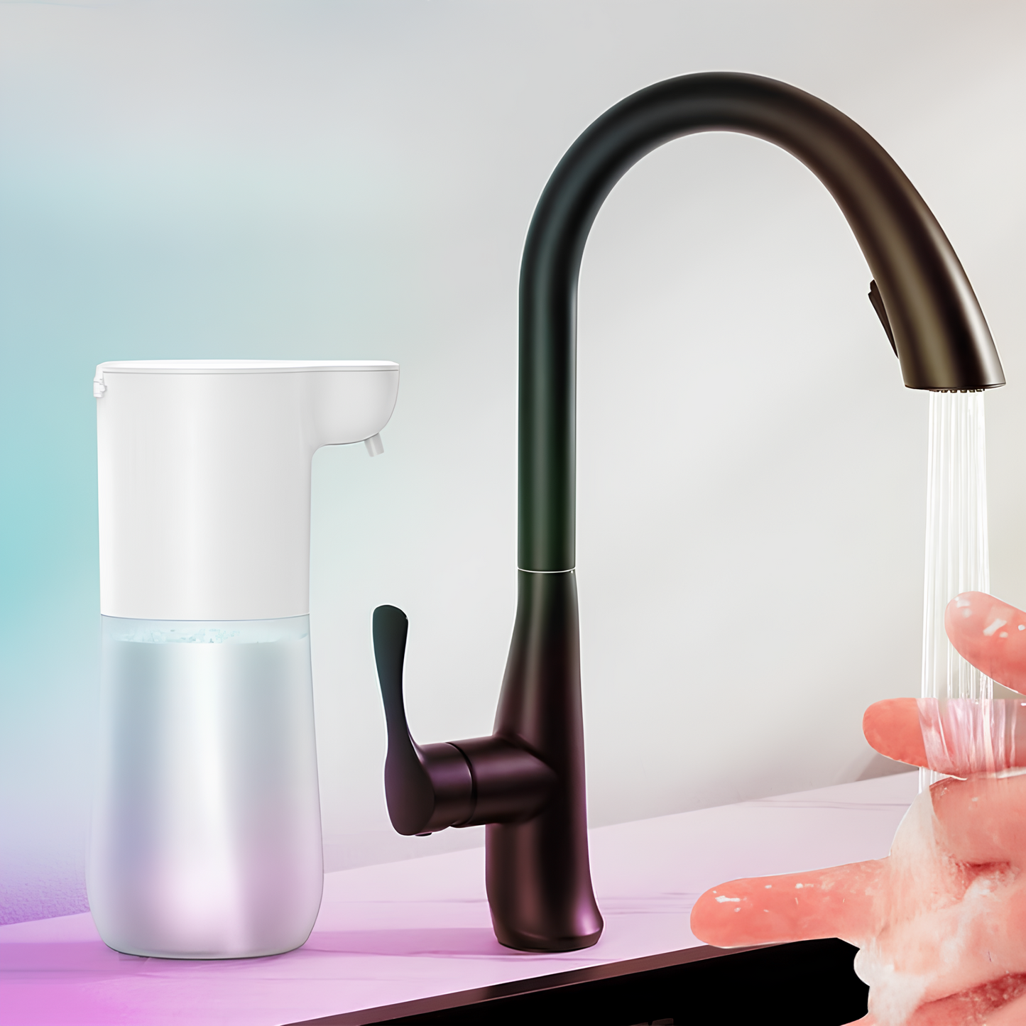 Rivoraa™ Smart Dispenser – Touchless Automatic Soap Pump