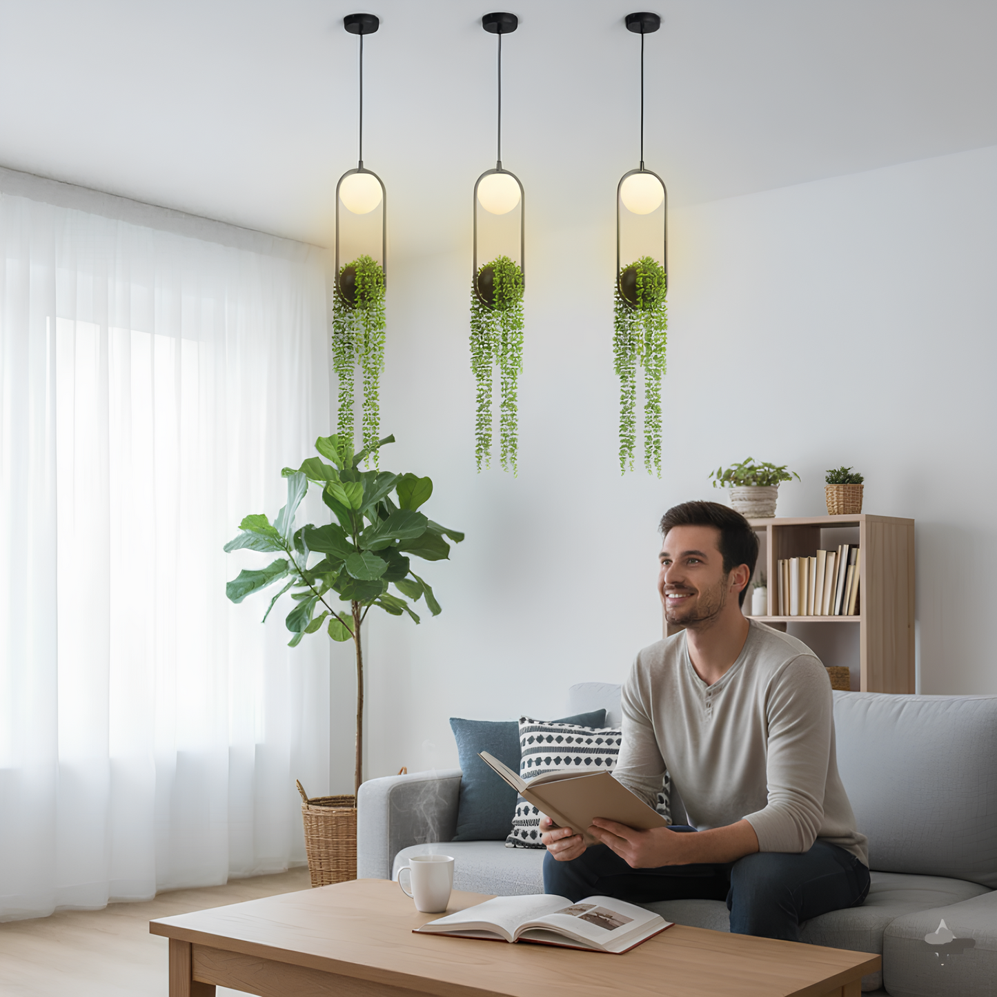 Rivoraa™ Flower Indoor – Modern LED Pendant Hanging Lamp