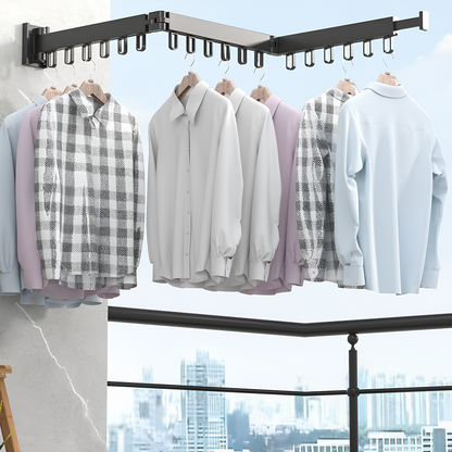 Rivoraa™ Smart Dry – Wall Mount Clothes Hanger