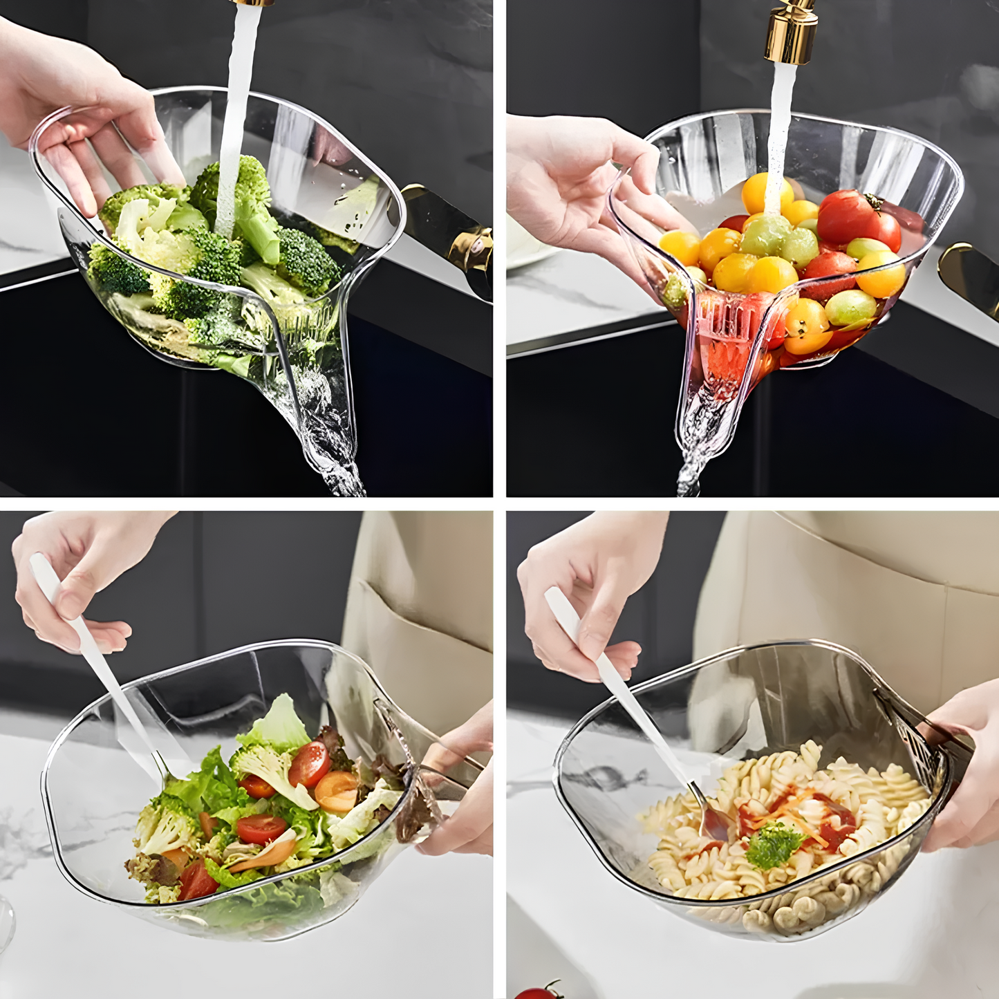 Rivoraa™ Clean Wash – Kitchen Vegetable Basket