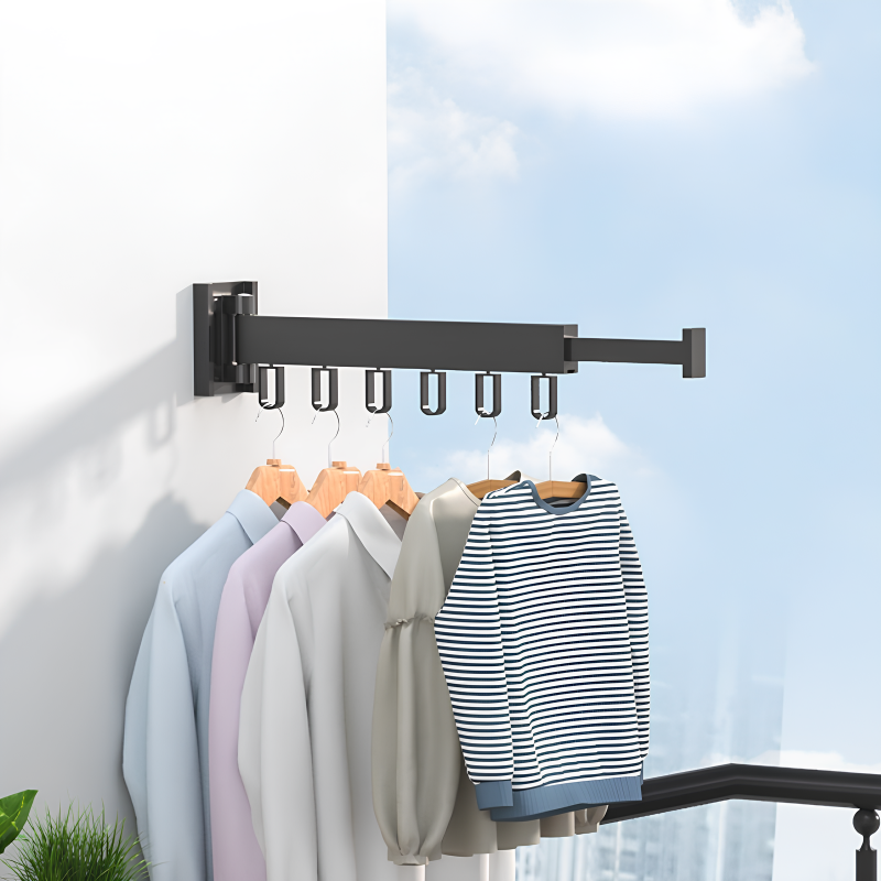 Rivoraa™ Smart Dry – Wall Mount Clothes Hanger