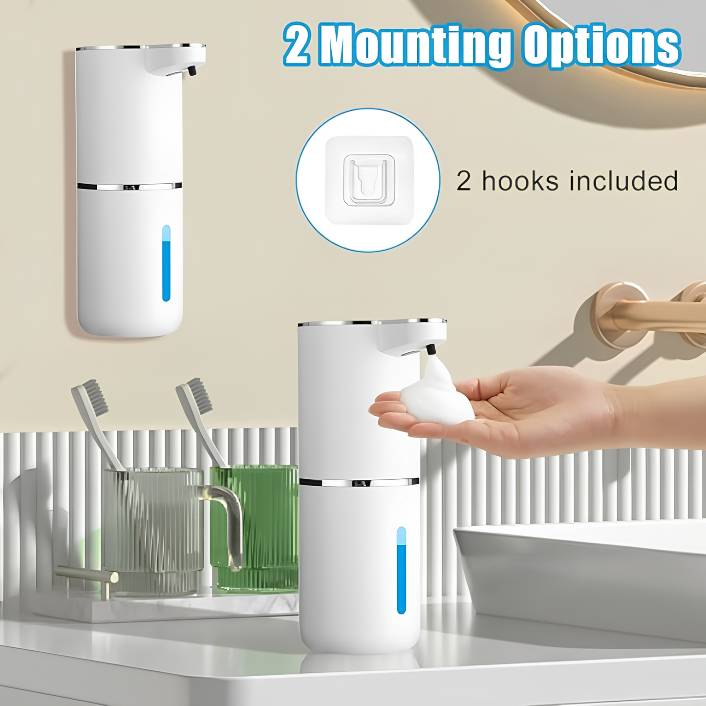 Rivoraa™ Touchless Dispenser – Smart Soap Pump