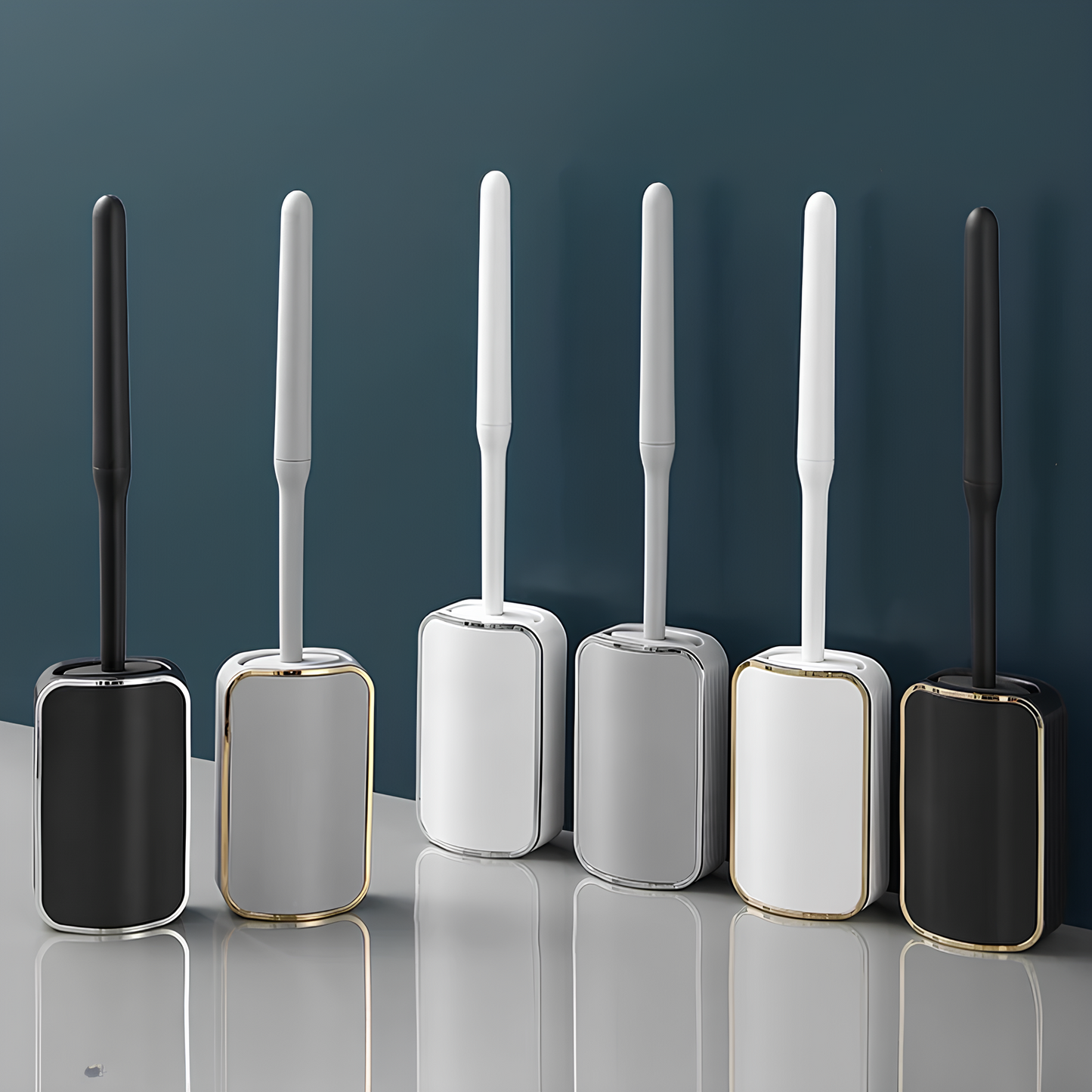 Rivoraa™ Swift Clean – Bathroom Wall Toilet Brush